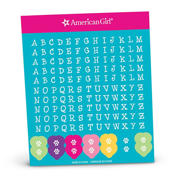 American Girl TREATS & EATS PET SET Bowls Mat Treats Jar Container Stickers BOX - Picture 3 of 5